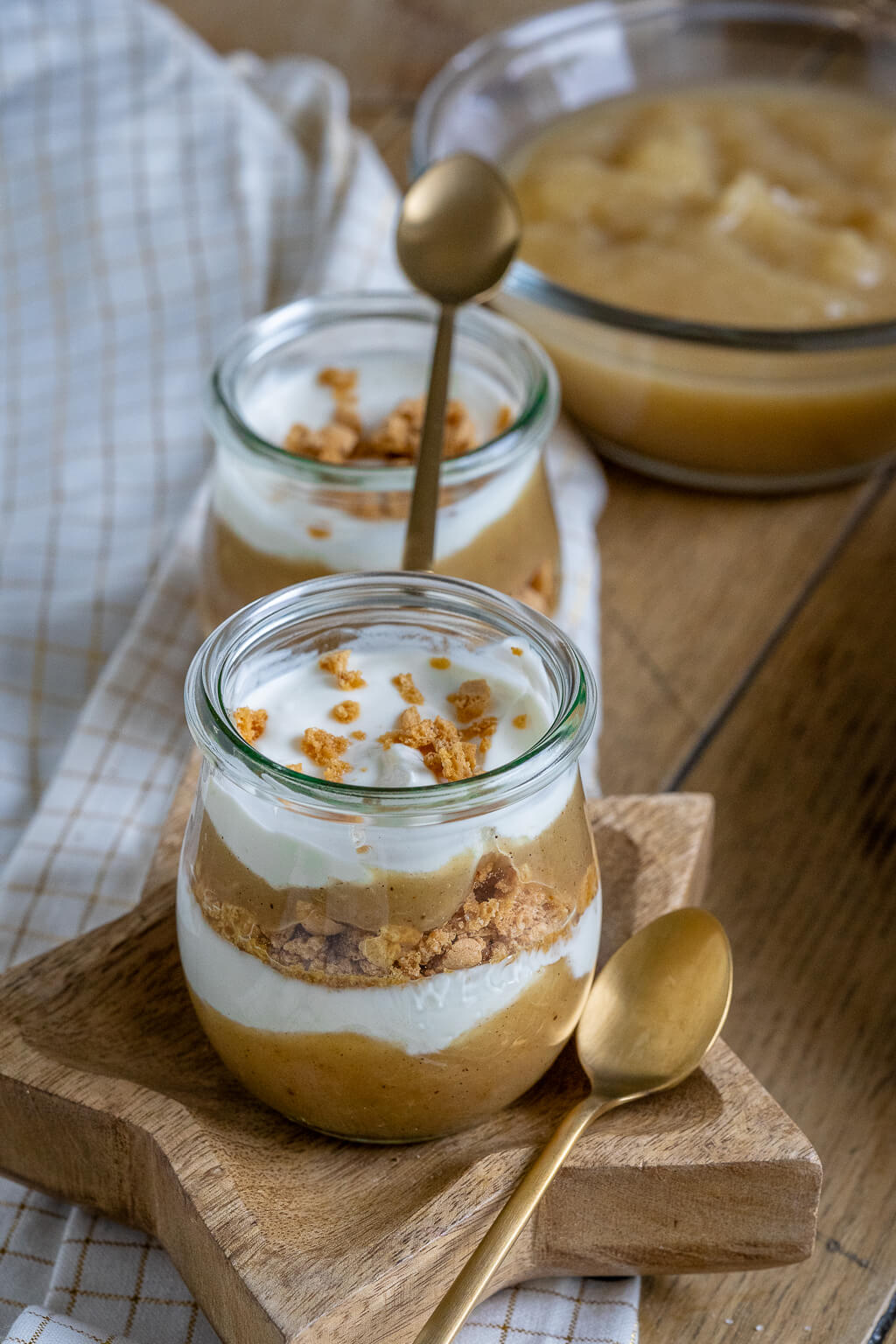 Das Perfekte Weihnachtsdessert Minuten Bratapfel Dessert Mit