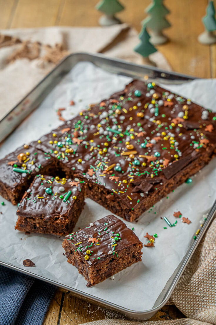 Schoko Lebkuchen Vom Blech Weich Saftig Und Mega Lecker Einfach Malene