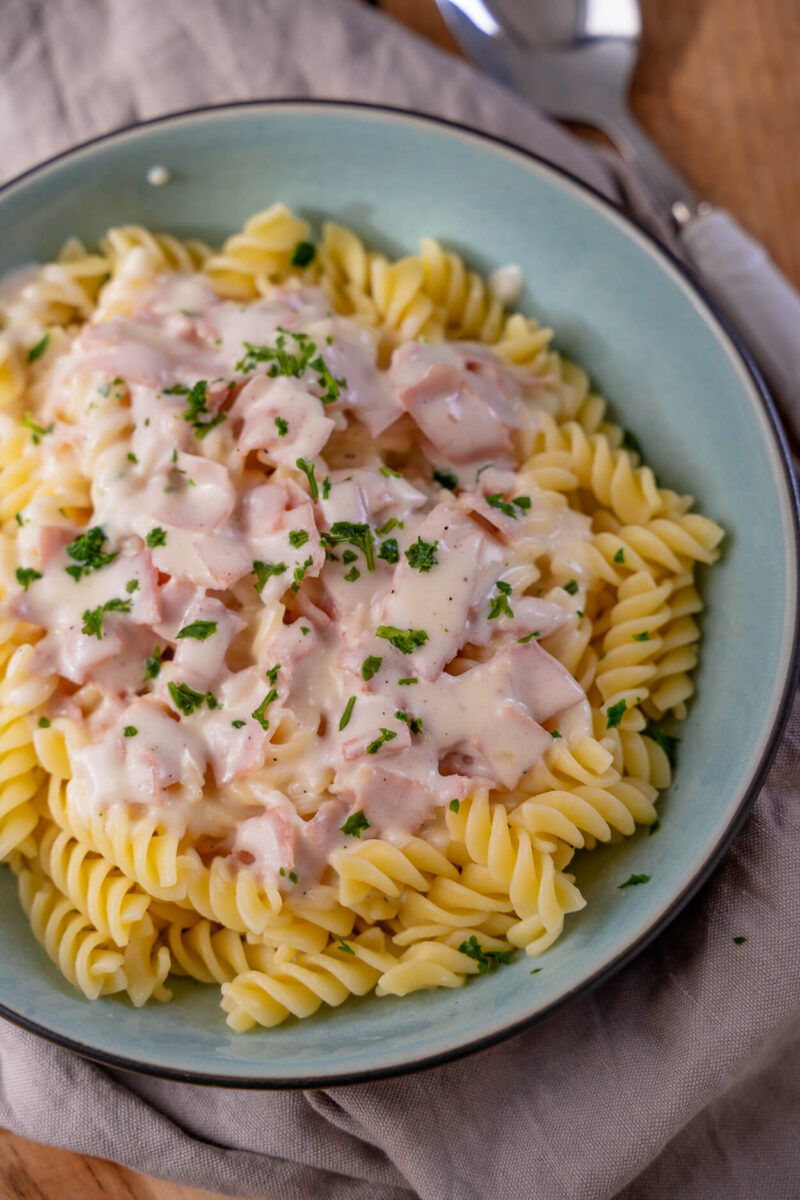 Schinken Sahne So E Mit Nudeln K Stliche Pasta In Nur Minuten