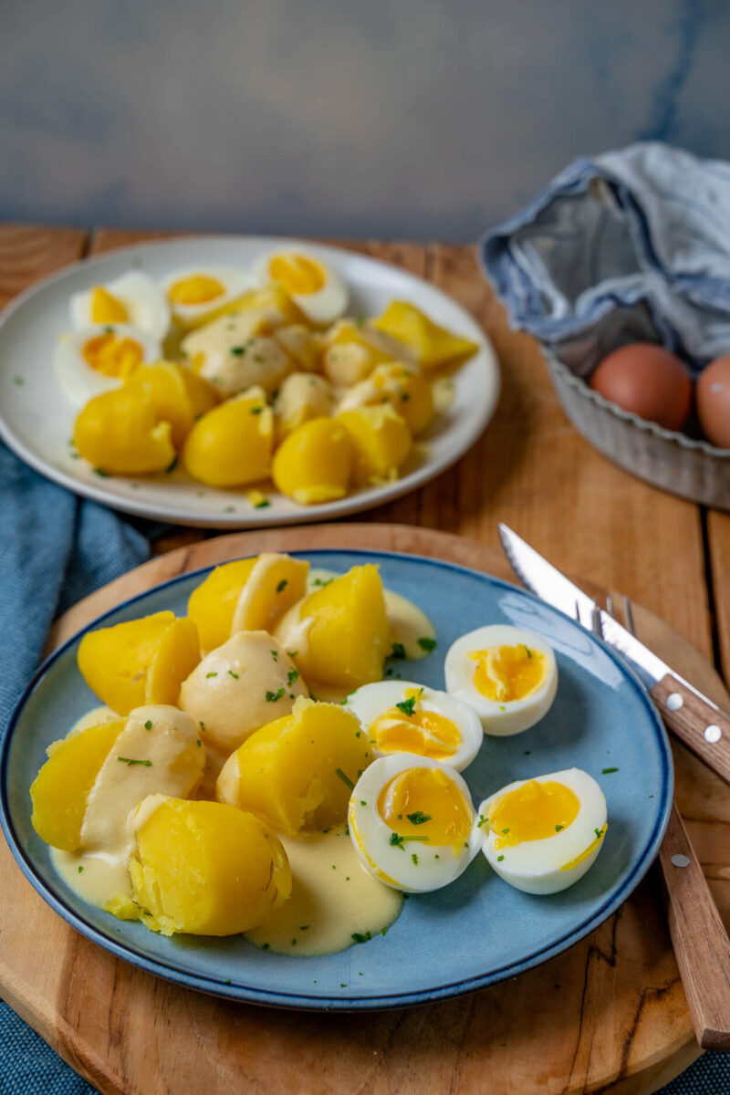 Schnelle Senfeier Mit Pellkartoffeln Ein Klassiker Mega Lecker Und