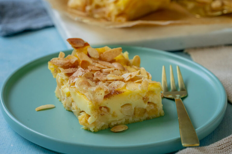 Omas Apfel Schmand Kuchen Backen Kuchen Vom Blech Rezept