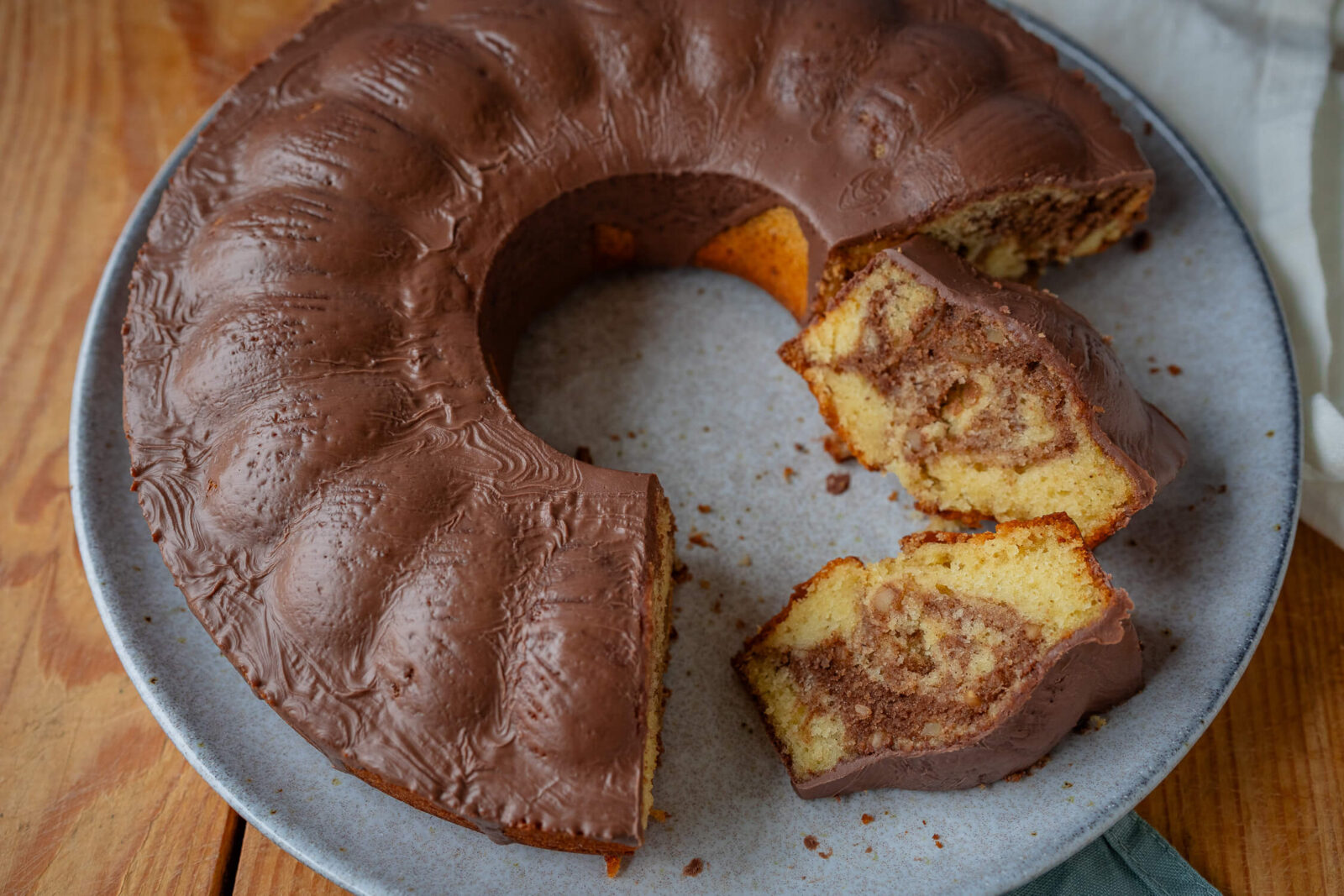 Zimt Swirl Rührkuchen schneller Zimtschnecken Kuchen Einfach Malene