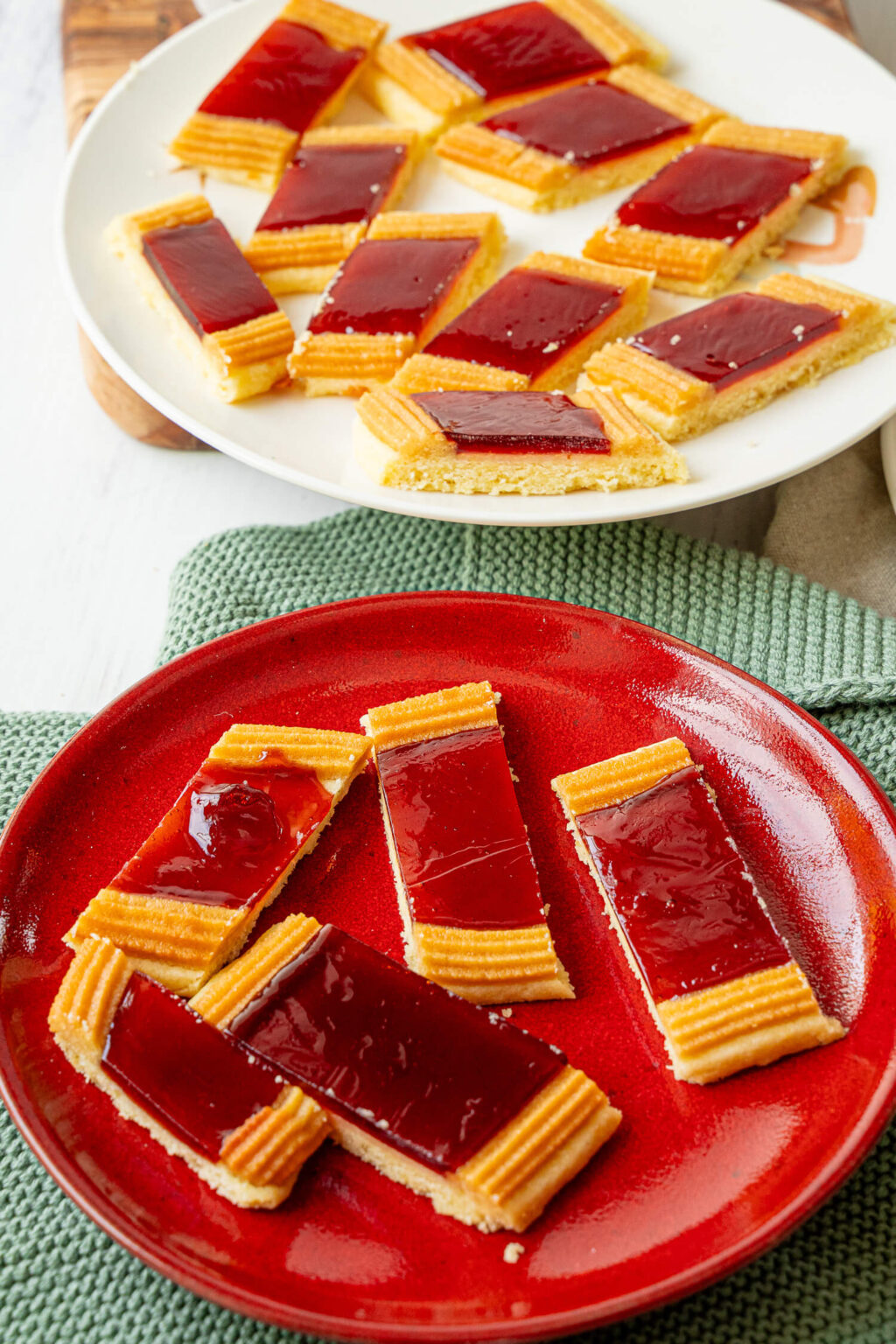 Eisenbahner Weihnachtspl Tzchen Mit Marzipan Und Marmelade