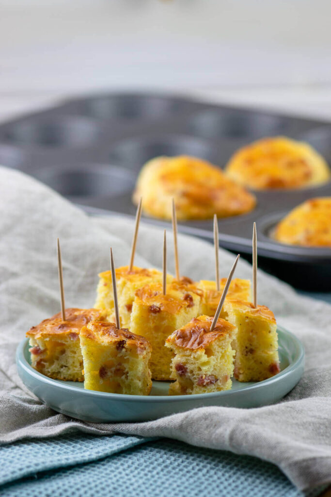 So lecker - herzhafte Kuchen sind sowieso die besten - Käse Schinken Muffins lieben wirklich alle