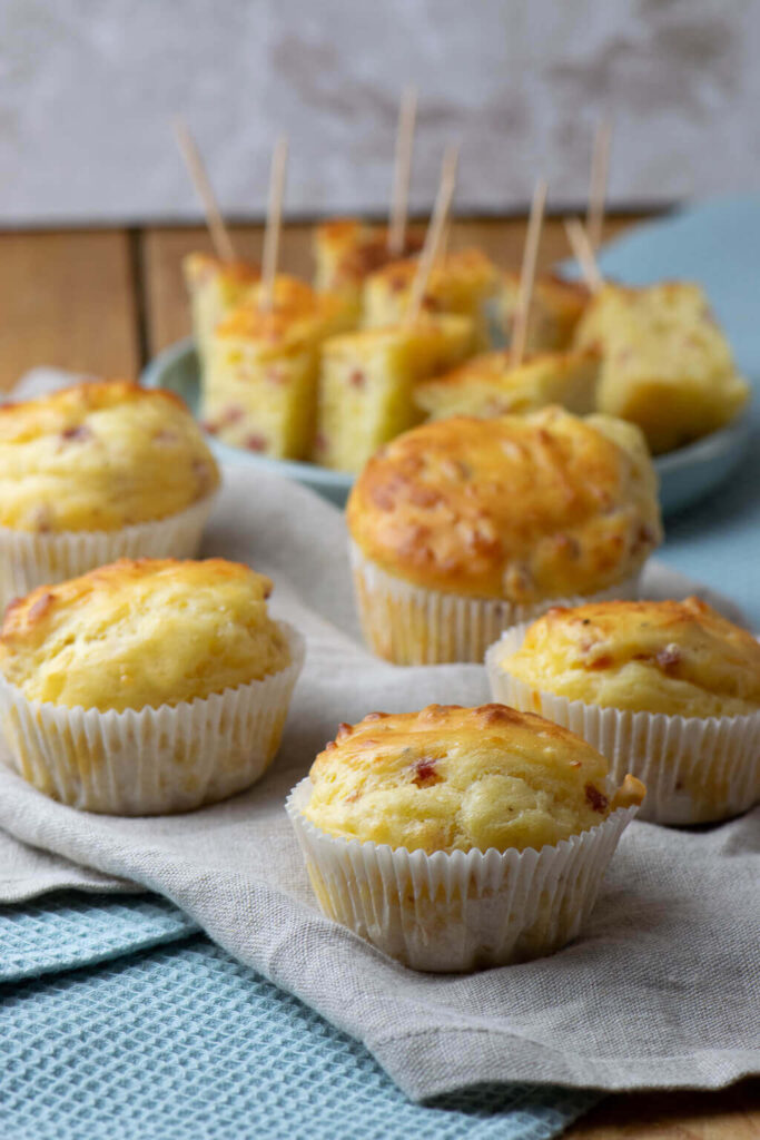 Alle lieben diese Käse Schinken Muffins