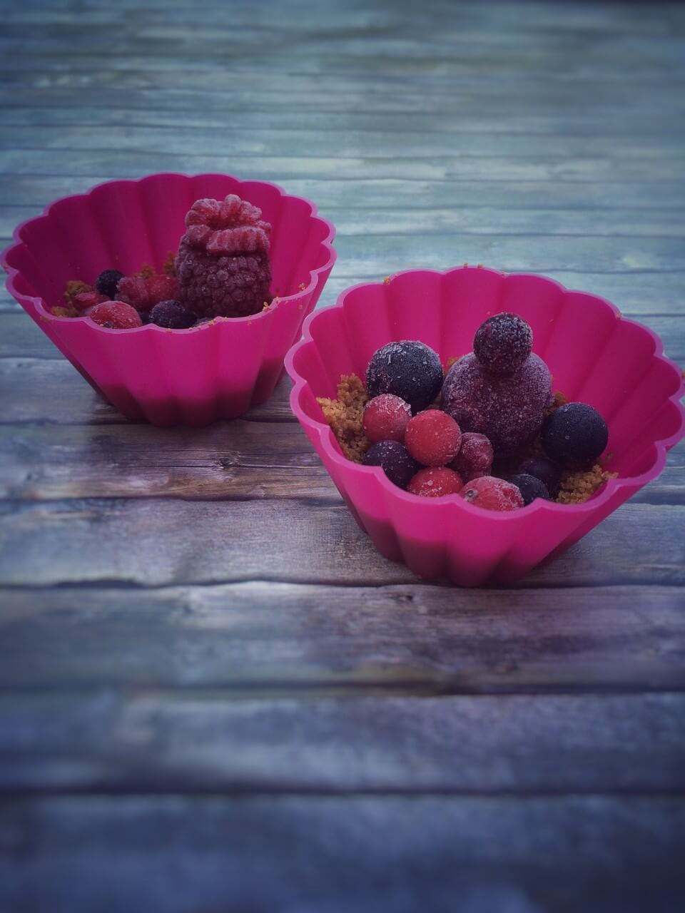 Cheesecake Muffins mit Himbeeren