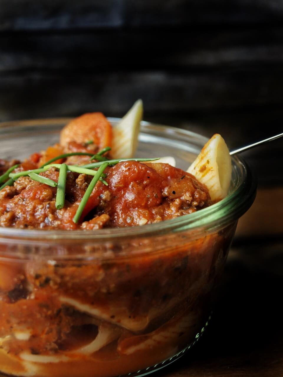 Pasta mit Bolognese