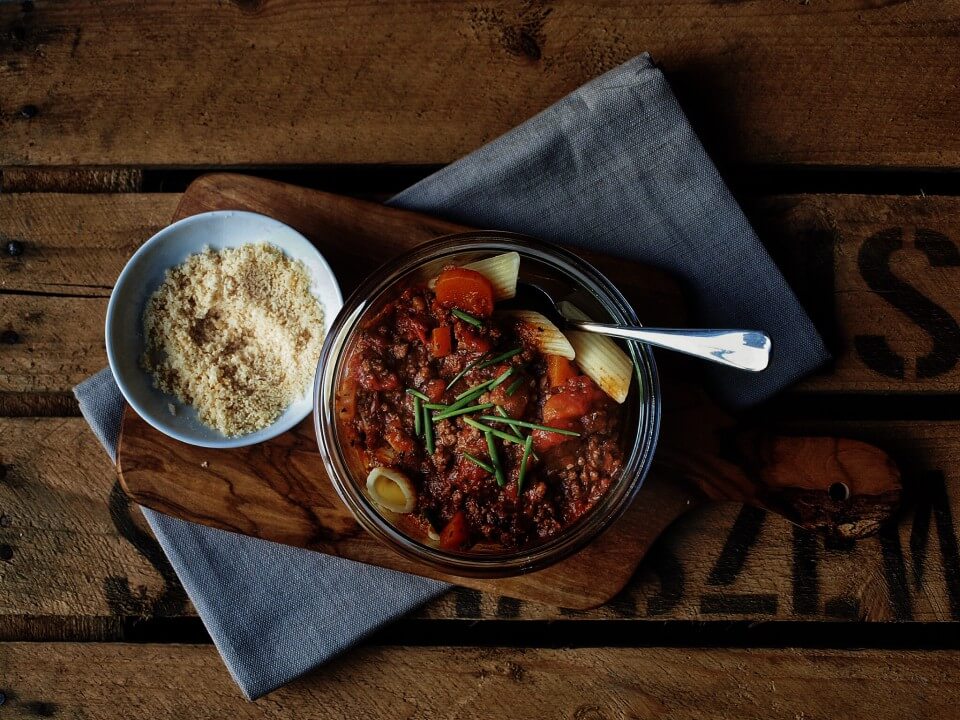 Pasta mit Bolognese