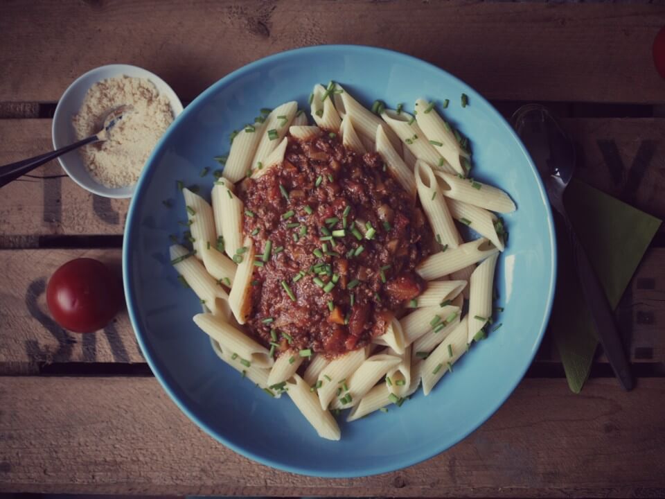 Pasta mit Bolognese