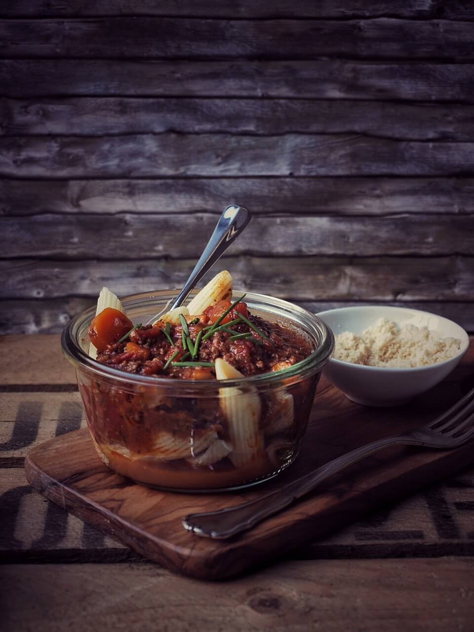 Pasta mit Bolognese