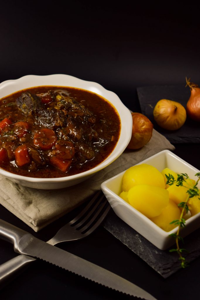 Boeuf Bourguignon Rezept mit Perlzwiebeln ohne Pilze