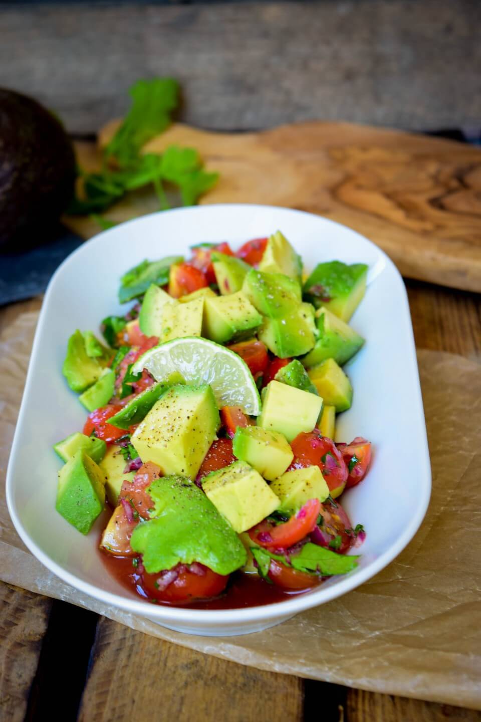 Avocado Tomaten Salat