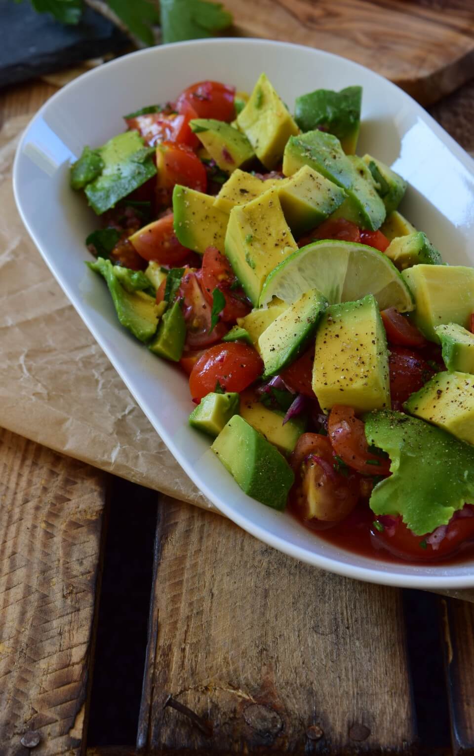 Avocado Tomaten Salat