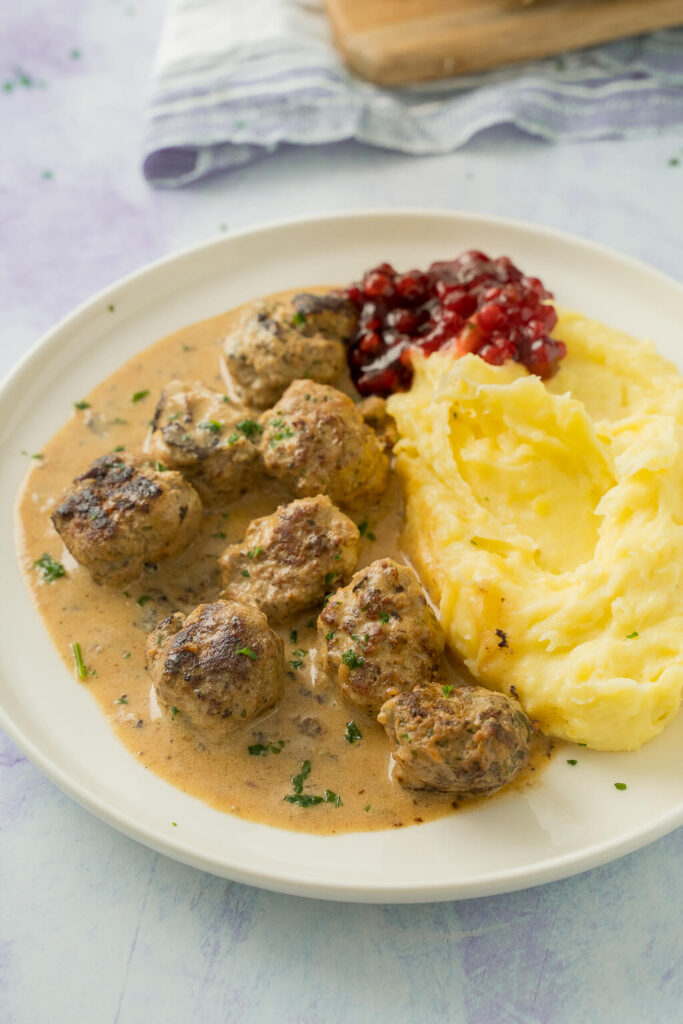 Super lecker - Schwedische Köttbullar mit Rahmsoße