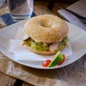 Chicken Guacamole Bagel