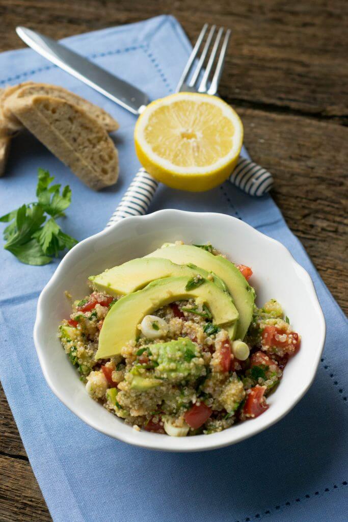 Super lecker, Quinoa Avocado Salat