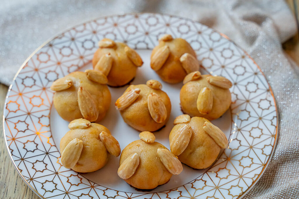 Leckere Marzipan Bethmännchen