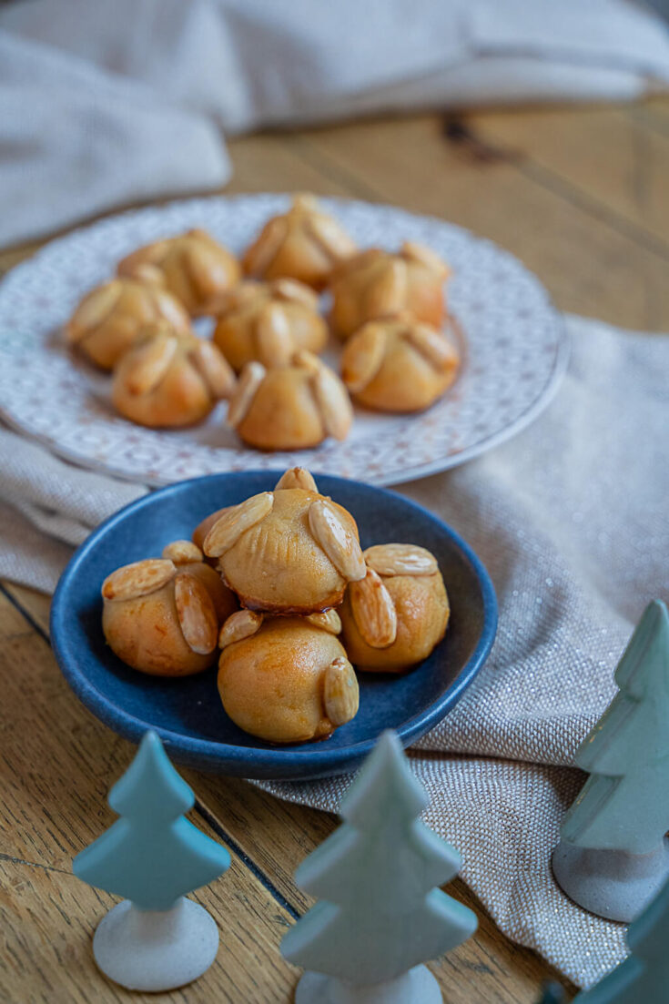 Bethmännchen - einfaches &amp; mega leckeres Marzipan Weihnachtsgebäck