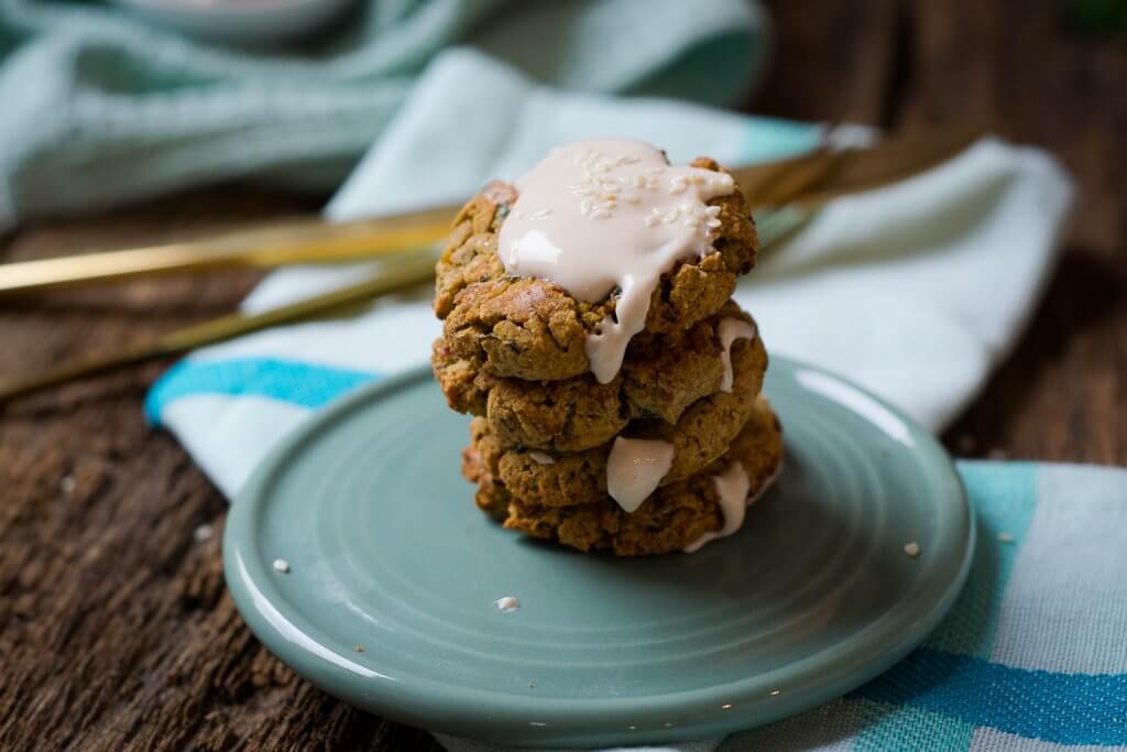 Falafel mit Tahini Joghurt Soße