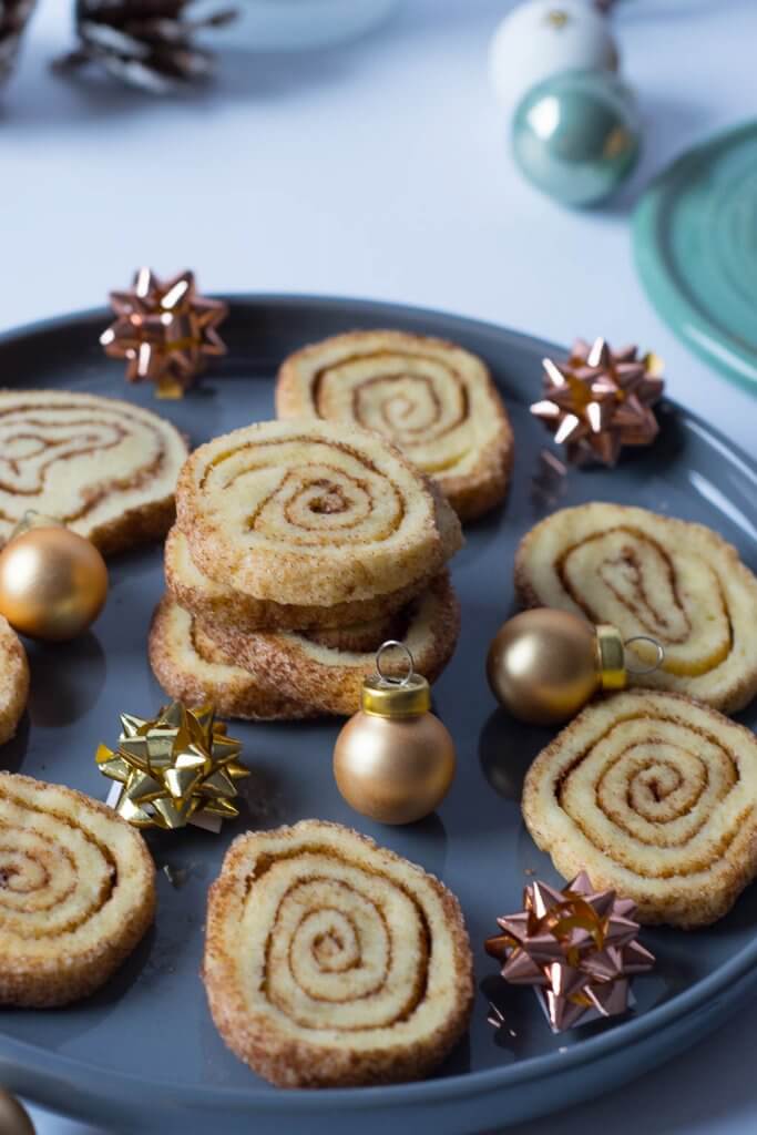 Weihnachtsplätzchen mit Zimt - Zimtschnecken Plätzchen #kekse #Weihnachten #plätzchen #zimt