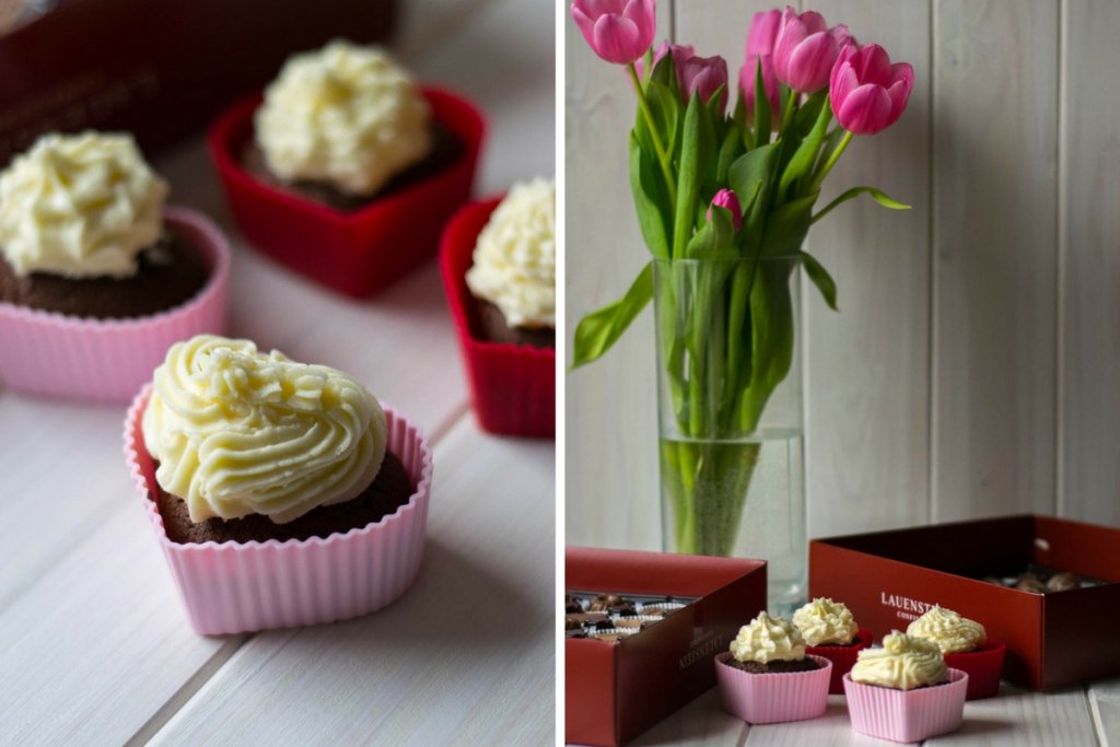 Cupcakes zum Valentinstag