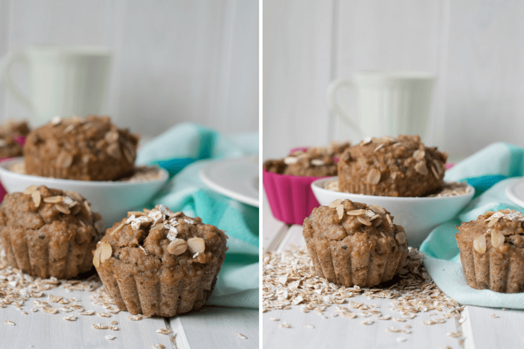 bananenmuffins ohne zucker mit Vollkornmehl