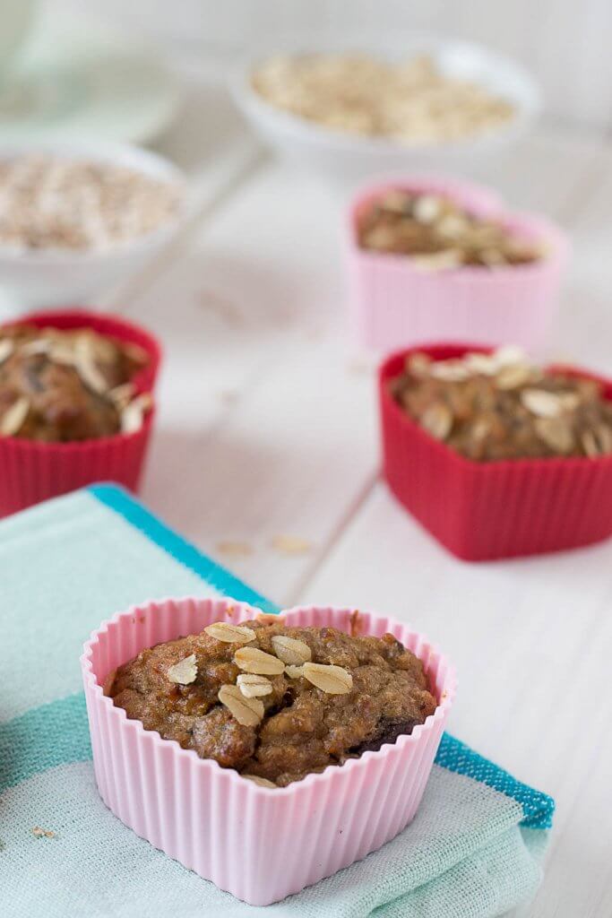 gesunde bananen muffins rezept zum Frühstück