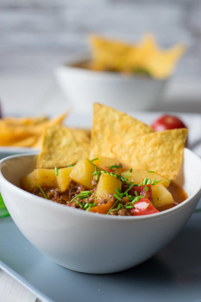 Perfektes Rezept für Hackfleisch Kartoffeltopf