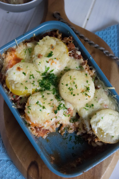 So schmeckt dein Bolognese Gratin selbstgemacht am Besten!