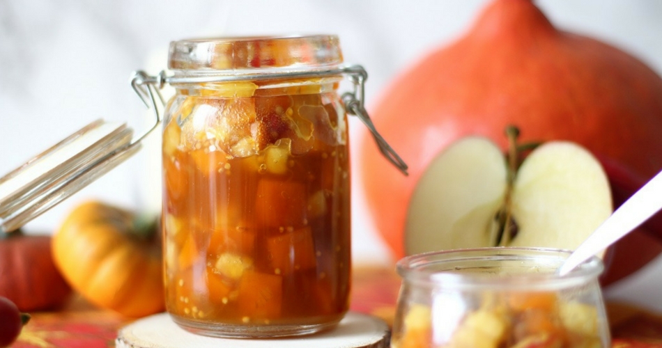 das perfekte Rezept im Herbst - Kürbis Apfel Chutney