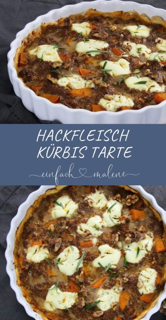 Kürbisfans aufgepasst - diese Hackfleisch Kürbistarte ist mega köstlich!. Das Rezept für die Hackfleisch Kürbistarte ist köstlich und dazu noch ganz einfach zuzubereiten. Für Kürbisfans im Herbst ein Muss für die Rezeptsammlung!