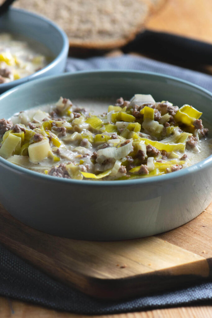 Diese 20 Minuten Lauch Hackfleisch Suppe Schmeckt Lecker Und Sättigt!