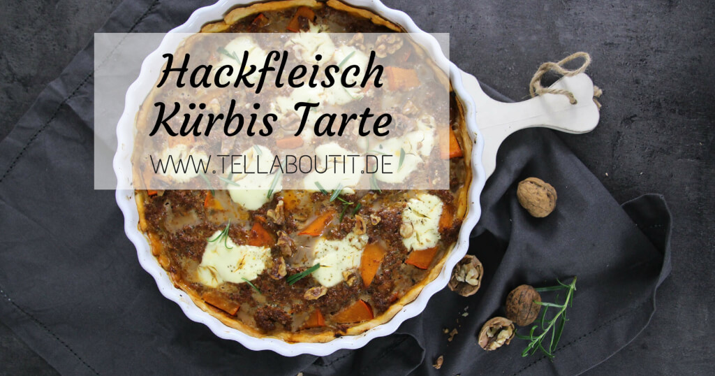 Kürbis und Hackfleisch Tarte