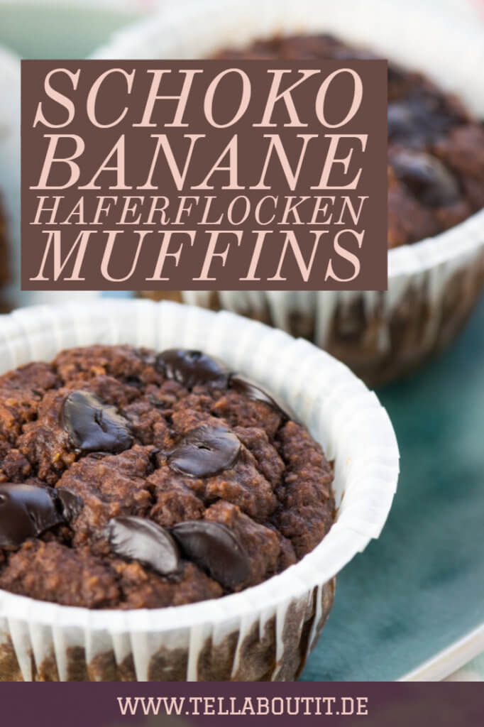 Die Schoko Banane Haferflocken Muffins als vegane Variante zum Frühstück Die Schoko Banane Haferflocken Muffins lassen sich auch wunderbar vegan zubereiten. In dem Fall könnt ihr das Ei einfach weglassen, pflanzliche z.B. Mandelmilch verwenden und auch die Butter lässt sich super durch Kokosfett ersetzen. Die Schoko Drops von Xucker sind bereits für Veganer geeignet, wenn ihr keine liegen habt, könnt ihr diese natürlich auch durch vegane gehackte Schokolade ersetzen.