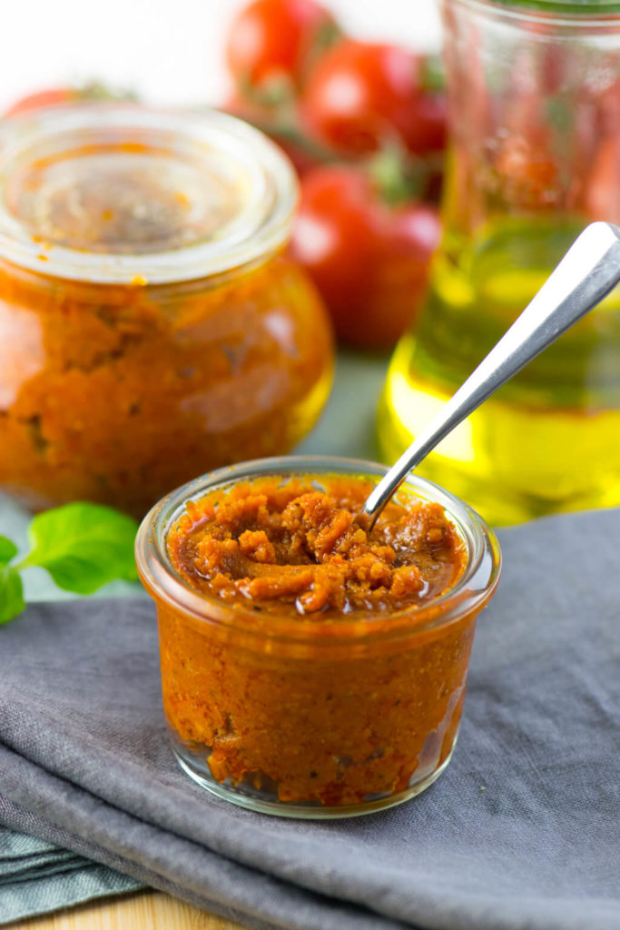 Dieses Pesto mit getrockneter Tomate musst du einfach probieren