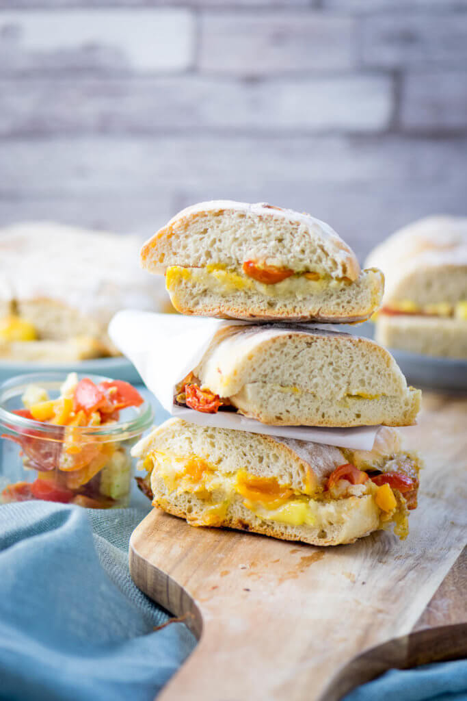 Tomate Mozzarella Panini von Kontaktgrill