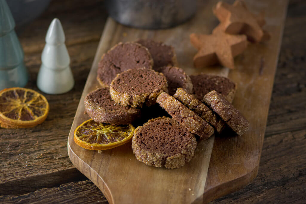 Heidesand Schoko Orange - einfache köstliche Weihnachtskekse