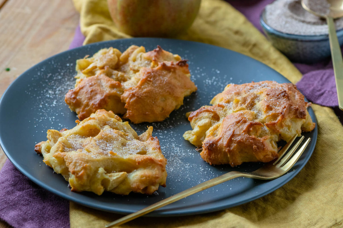 Saftige Apfel Zimt Taler - meine liebsten Apfelküchlein - Einfach Malene