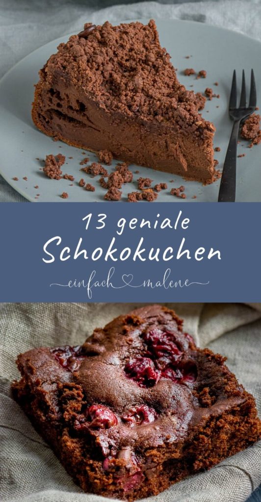 13 leckere Schokokuchen - Alle lieben Schokoladenkuchen. Und hier findest du 13 geniale Rezepte für Kuchen mit Schokolade auf einen Blick. Lecker, unkompliziert und günstig! #schokolade #schokoladenkuchen #kuchenrezepte 