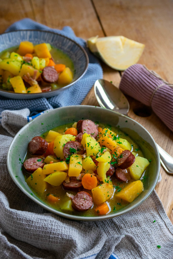 30 Minuten Steckrübeneintopf - perfekter Wintereintopf nach Omas Rezept