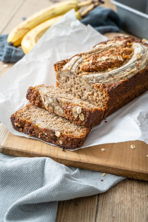 Bananenkuchen ohne Zucker (und ohne Mehl) - Einfach Malene