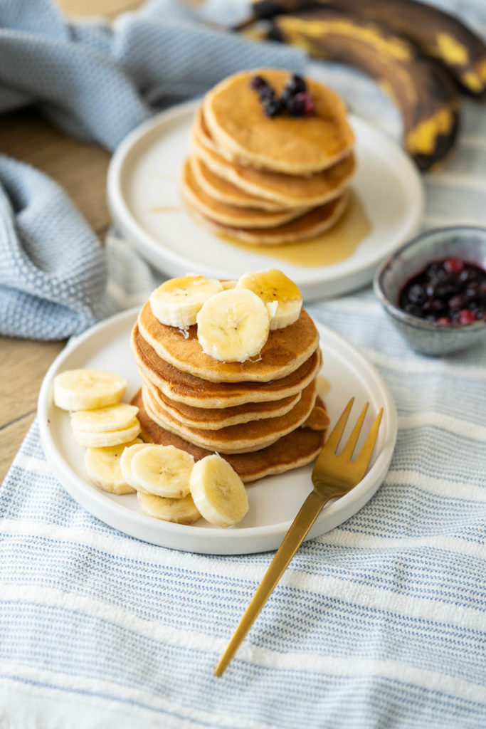 Bananen Pancakes Haferflocken