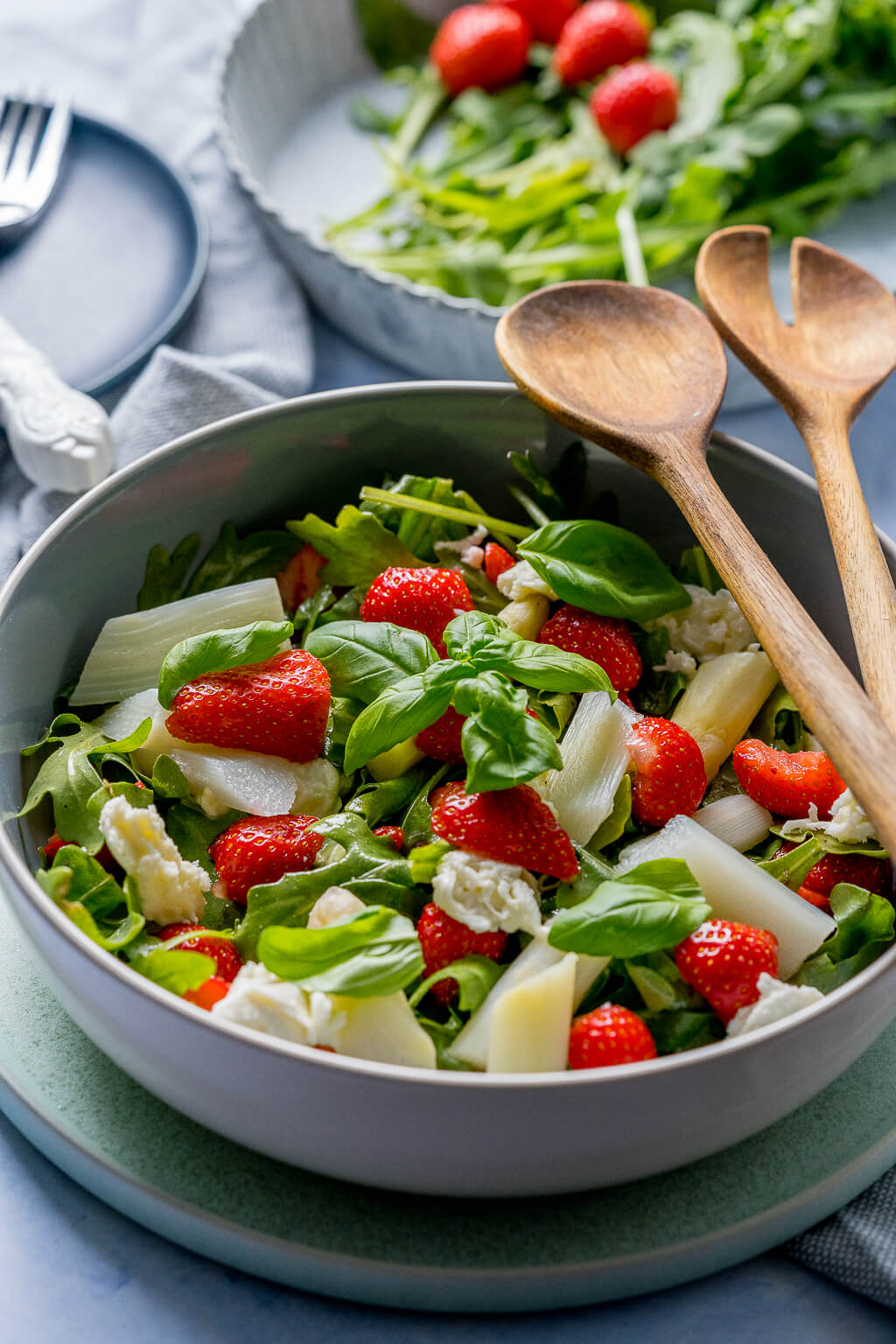 Köstlicher 15 Minuten Spargelsalat Mit Erdbeeren - Einfach Malene