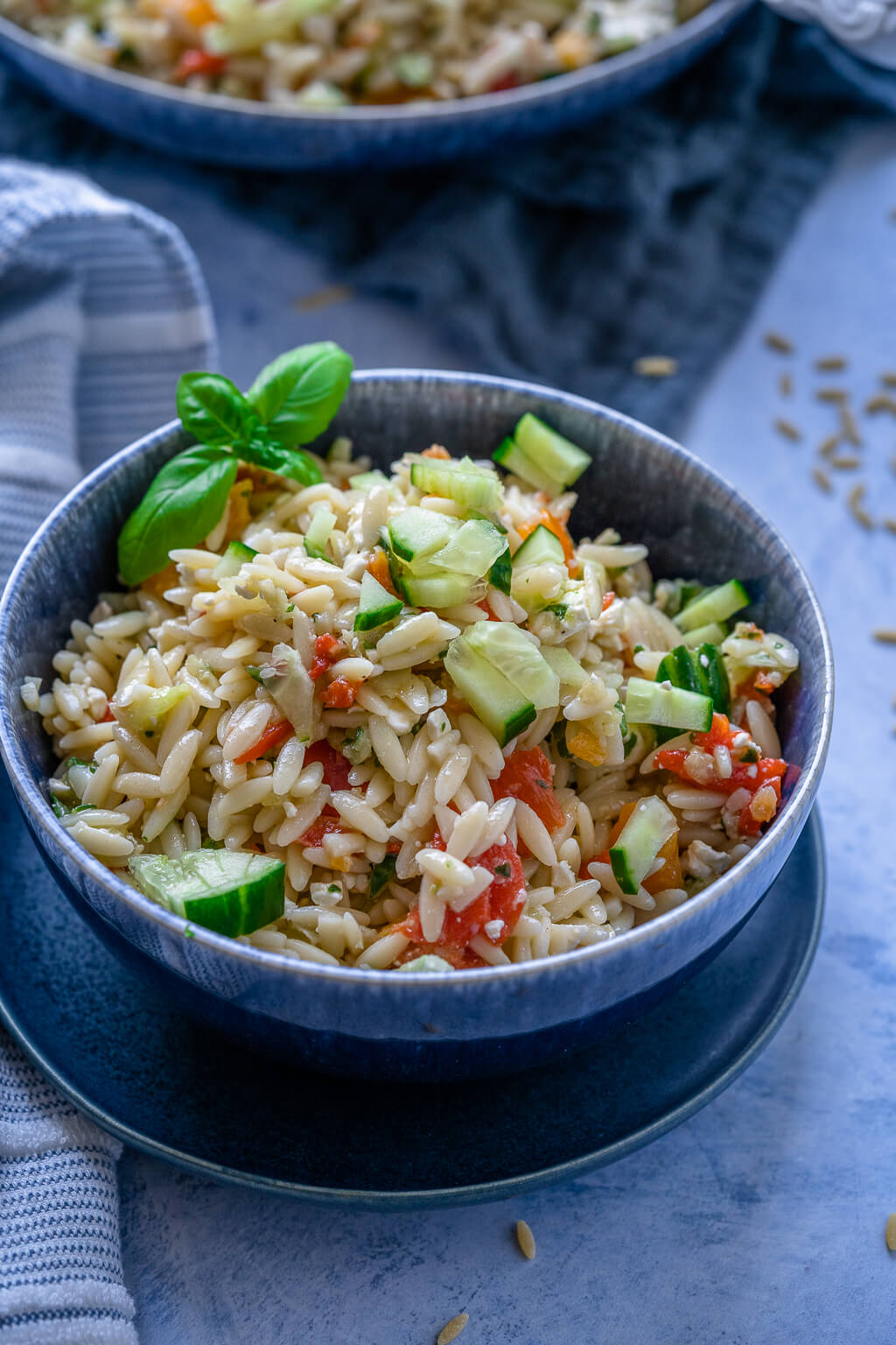 Griechischer Kritharaki Salat - die perfekte Beilage an heißen ...