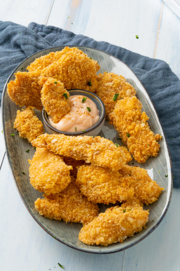 Perfekte Ofenschnitzel - Crispy Chicken aus dem Ofen