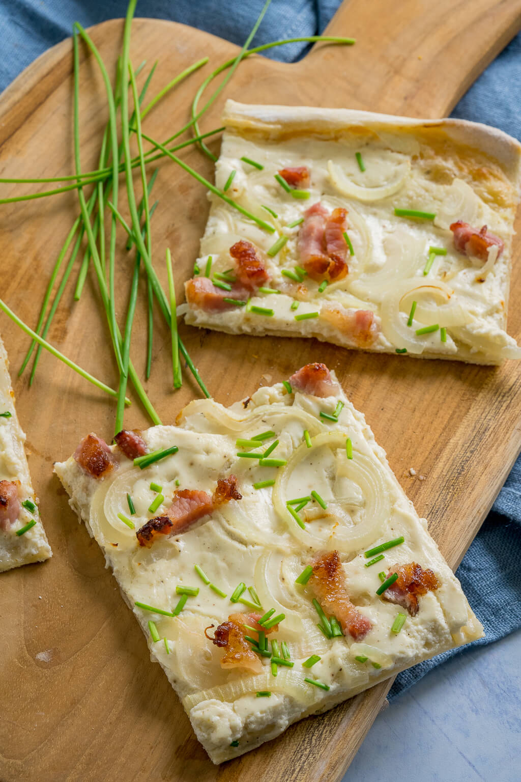 Schneller Elsässer Flammkuchen für deine Feierabendküche - Einfach Malene