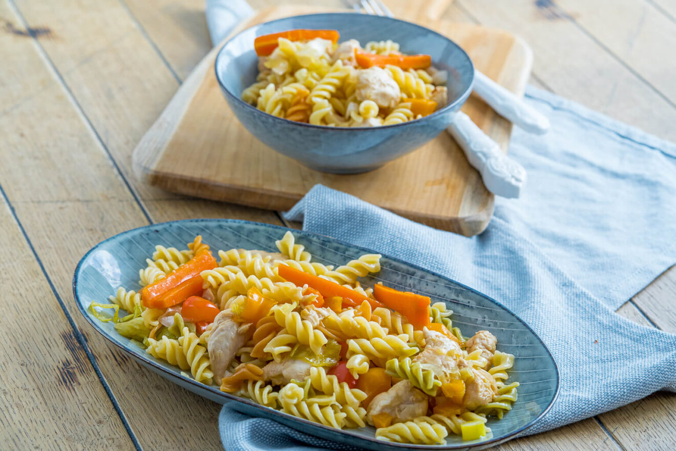 20 Minuten Teriyaki Chicken Mit Nudeln - Einfach Malene