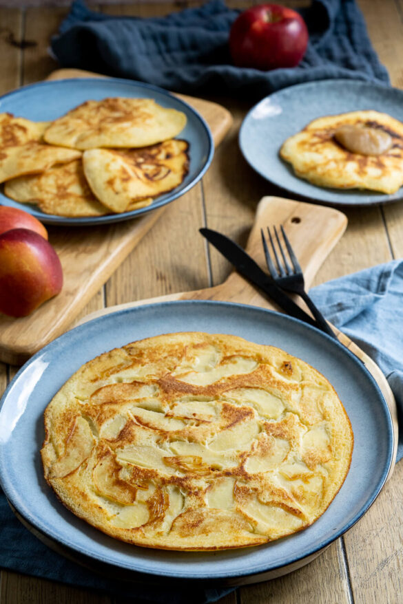 Omas beste Apfelpfannkuchen - für groß und klein -Einfach Malene