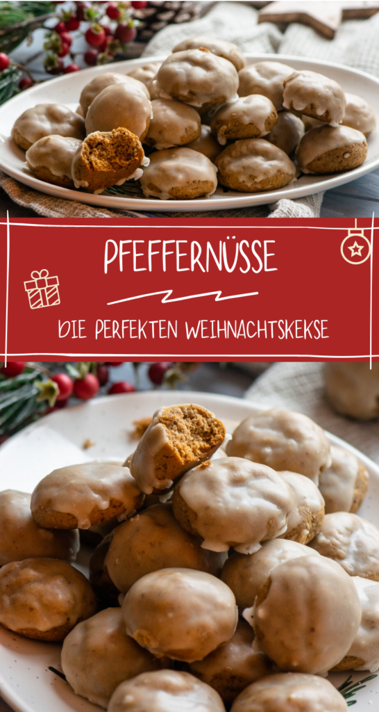 Braune Pfeffernüsse mit Pottasche Leckere braune Pfeffernüsse mit Zuckerguss - lasse den Teig 1 Woche ruhen. Die fertigen Pfeffernüsse dürfen dann in einer Keksdose noch eine Weile ziehen, bevor du sie alle verputzt. #weihnachten #honigkuchen #lebkuchen #weihnachtsgebäck