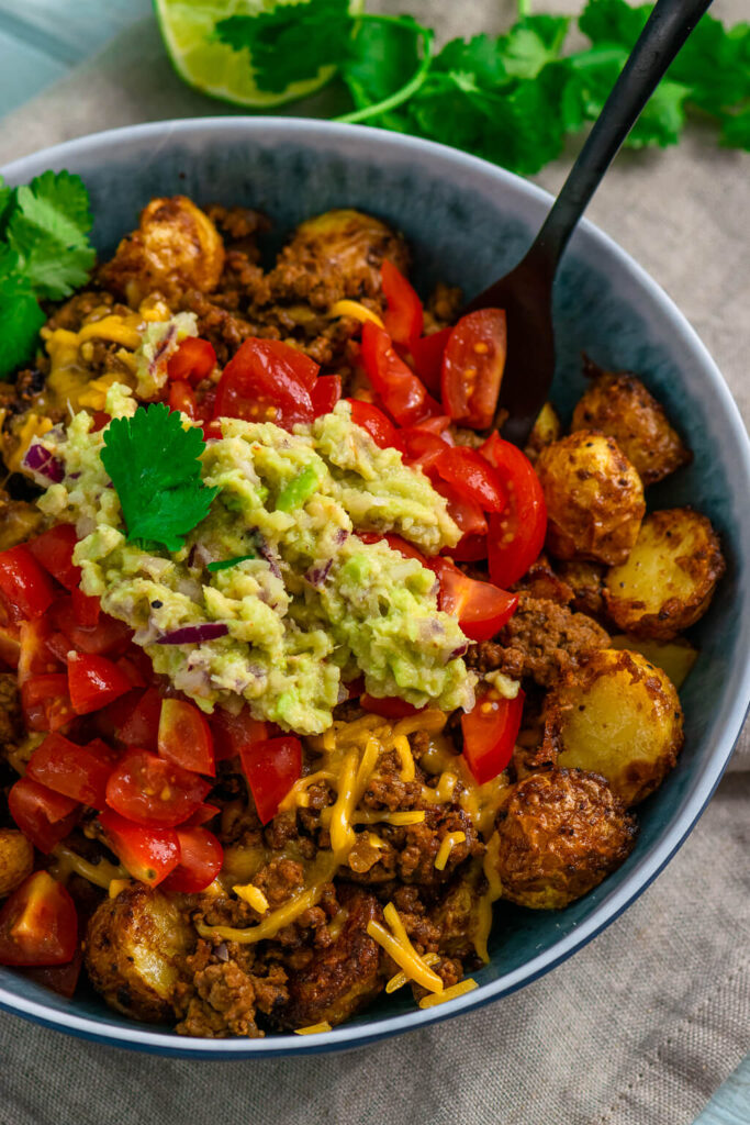 Baked Potatoe mit Guacamole